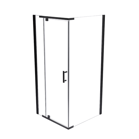 darrahopens Home & Garden > Bathroom Accessories Shower Screen 1200x800x1900mm Framed Safety Glass Pivot Door By Della Francesca