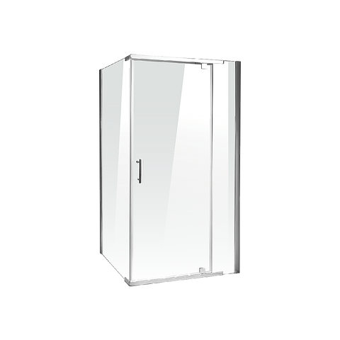 darrahopens Home & Garden > Bathroom Accessories Shower Screen 1200x800x1900mm Framed Safety Glass Pivot Door By Della Francesca