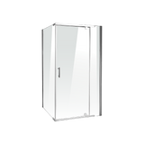 darrahopens Home & Garden > Bathroom Accessories Shower Screen 1200x900x1900mm Framed Safety Glass Pivot Door By Della Francesca