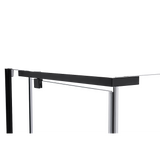 darrahopens Home & Garden > Bathroom Accessories Shower Screen 900x700x1900mm Framed Safety Glass Pivot Door By Della Francesca