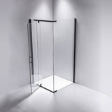 darrahopens Home & Garden > Bathroom Accessories Shower Screen 900x800x1900mm Framed Safety Glass Pivot Door By Della Francesca