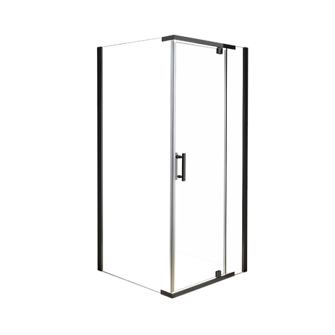 darrahopens Home & Garden > Bathroom Accessories Shower Screen 900x800x1900mm Framed Safety Glass Pivot Door By Della Francesca