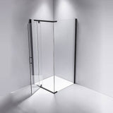 darrahopens Home & Garden > Bathroom Accessories Shower Screen 900x900x1900mm Framed Safety Glass Pivot Door By Della Francesca