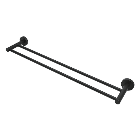 darrahopens Home & Garden > Bathroom Accessories Single Classic Towel Bar Rail Bathroom Electroplated Matte Black Finish