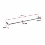 darrahopens Home & Garden > Bathroom Accessories Single Towel Rail - 615mm