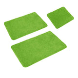 Darrahopens Home & Garden > Bathroom Accessories Sleim Set of 3 Bath Mat Set Green