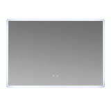 darrahopens Home & Garden > Bathroom Accessories Smart Mirror Bathroom with Bluetooth Vanity LED Lighted Wall Mirror 800x600mm