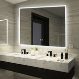 darrahopens Home & Garden > Bathroom Accessories Smart Mirror Bathroom with Bluetooth Vanity LED Lighted Wall Mirror 800x600mm