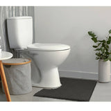 Darrahopens Home & Garden > Bathroom Accessories Toggle Microfiber Bath Mat Contoured Charcoal
