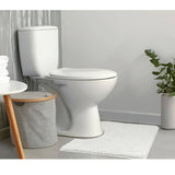 Darrahopens Home & Garden > Bathroom Accessories Toggle Microfiber Bath Mat Contourned White