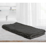 Darrahopens Home & Garden > Bathroom Accessories Toggle Microfiber Bath Mat Large Charcoal