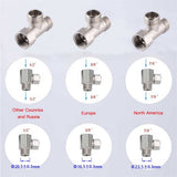 Darrahopens Home & Garden > Bathroom Accessories Toilet Bidet Seat Dual Nozzles Bidet Non Electric Toilet Water Sprayer Bathroom