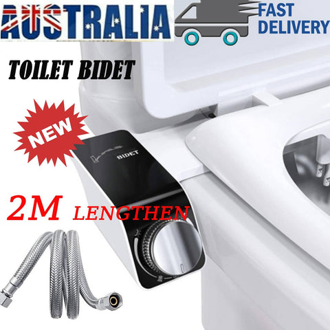 Darrahopens Home & Garden > Bathroom Accessories Toilet Bidet Seat Dual Nozzles Bidet Non Electric Toilet Water Sprayer Bathroom