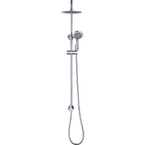 darrahopens Home & Garden > Bathroom Accessories WELS 8" Rain Shower Head Set Rounded Dual Heads Faucet High Pressure Hand Held