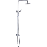 darrahopens Home & Garden > Bathroom Accessories WELS 8" Rain Shower Head Set Rounded Dual Heads Faucet High Pressure Hand Held