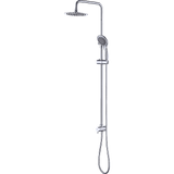 darrahopens Home & Garden > Bathroom Accessories WELS 8" Rain Shower Head Set Rounded Dual Heads Faucet High Pressure Hand Held