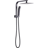 darrahopens Home & Garden > Bathroom Accessories WELS 8" Rain Shower Head Set Square Dual Heads Faucet High Pressure Hand Held
