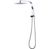 darrahopens Home & Garden > Bathroom Accessories WELS 8" Rain Shower Head Set Square Dual Heads Faucet High Pressure Hand Held