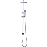 darrahopens Home & Garden > Bathroom Accessories WELS 8" Rain Shower Head Set Square Dual Heads Faucet High Pressure Hand Held