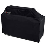 Darrahopens Home & Garden > BBQ EuroGrille Cover for 8 Burner Double Hood BBQ, Black