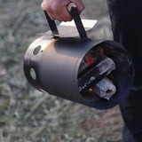 Darrahopens Home & Garden > BBQ Fast Fire Starter Bucket BBQ Charcoal Chimney Starter Stainless Steel Easy Start Fire