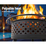 darrahopens Home & Garden > BBQ Fire Pit BBQ Grill Smoker Portable Outdoor Fireplace Patio Heater Pits 30"