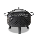 darrahopens Home & Garden > BBQ Fire Pit BBQ Grill Smoker Portable Outdoor Fireplace Patio Heater Pits 30"