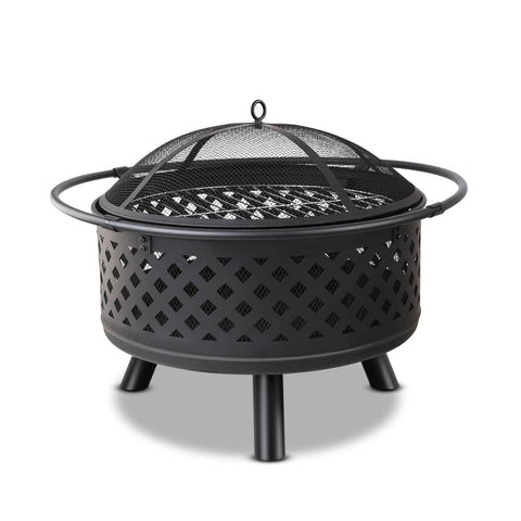 darrahopens Home & Garden > BBQ Fire Pit BBQ Grill Smoker Portable Outdoor Fireplace Patio Heater Pits 30"