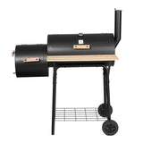 darrahopens Home & Garden > BBQ Grillz 2-in-1 Offset BBQ Smoker - Black