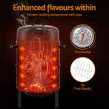 darrahopens Home & Garden > BBQ Grillz 3-in-1 Charcoal BBQ Smoker - Black
