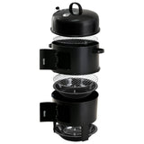 darrahopens Home & Garden > BBQ Grillz 3-in-1 Charcoal BBQ Smoker - Black