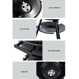 darrahopens Home & Garden > BBQ Grillz Charcoal BBQ Smoker Drill Outdoor Camping Patio Barbeque Steel Oven
