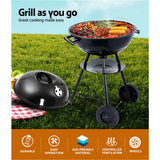 darrahopens Home & Garden > BBQ Grillz Charcoal BBQ Smoker Drill Outdoor Camping Patio Barbeque Steel Oven
