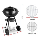 darrahopens Home & Garden > BBQ Grillz Charcoal BBQ Smoker Drill Outdoor Camping Patio Barbeque Steel Oven