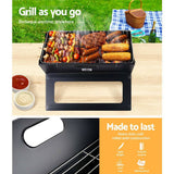 darrahopens Home & Garden > BBQ Grillz Notebook Portable Charcoal BBQ Grill