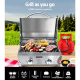 darrahopens Home & Garden > BBQ Grillz Portable 2 Burner Gas BBQ