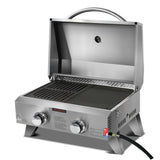 darrahopens Home & Garden > BBQ Grillz Portable Gas BBQ LPG Oven Camping Cooker Grill 2 Burners Stove Outdoor