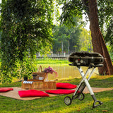 darrahopens Home & Garden > BBQ Havana Outdoors BBQ Mate Premium Portable Gas Grill LPG Twin Grill Outdoor Black