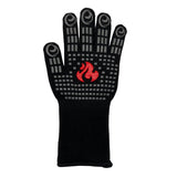 Darrahopens Home & Garden > BBQ KILIROO BBQ Grill Gloves 35cm With Non-Slip Silicone KR-BG-100-YG