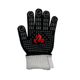 Darrahopens Home & Garden > BBQ KILIROO BBQ Grill Gloves 35cm With Non-Slip Silicone KR-BG-100-YG