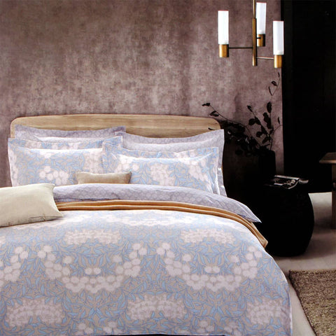 Darrahopens Home & Garden > Bedding 250TC Florence Cotton Reversible Quilt Cover Set Queen