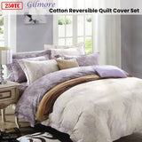Darrahopens Home & Garden > Bedding 250TC Gilmore Cotton Reversible Quilt Cover Set King