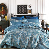 Darrahopens Home & Garden > Bedding 250TC Oliver Cotton Reversible Quilt Cover Set Queen