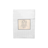 Darrahopens Home & Garden > Bedding 370TC White Self-striped Cotton Sateen Sheet Set King