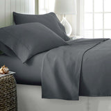 Darrahopens Home & Garden > Bedding 400TC Cotton Sateen Sheet Set King - Grey