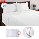 Darrahopens Home & Garden > Bedding 500TC 100% Cotton Sheet Set White Queen