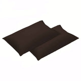 Darrahopens Home & Garden > Bedding 500TC Pair of Cotton Standard Pillowcases Chocolate