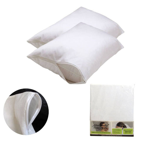 Darrahopens Home & Garden > Bedding Abercrombie and Ferguson Twin Pack Jersey Cotton Pillow Protectors 50 x 75 cm