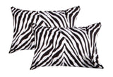 Darrahopens Home & Garden > Bedding Accessorize 2 Pce Zebra Standard Pillowcase