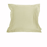 Darrahopens Home & Garden > Bedding Accessorize 325TC One of Stripe Euro Pillowcase Ecru